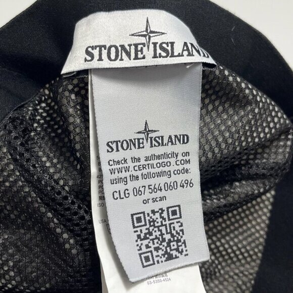 Stone Island NYLON METAL IN ECONYL Compass Patch Cap Grey Silver - Picture 7 of 10